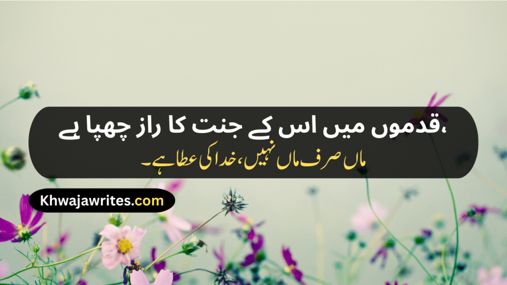 Mother Poetry In Urdu 