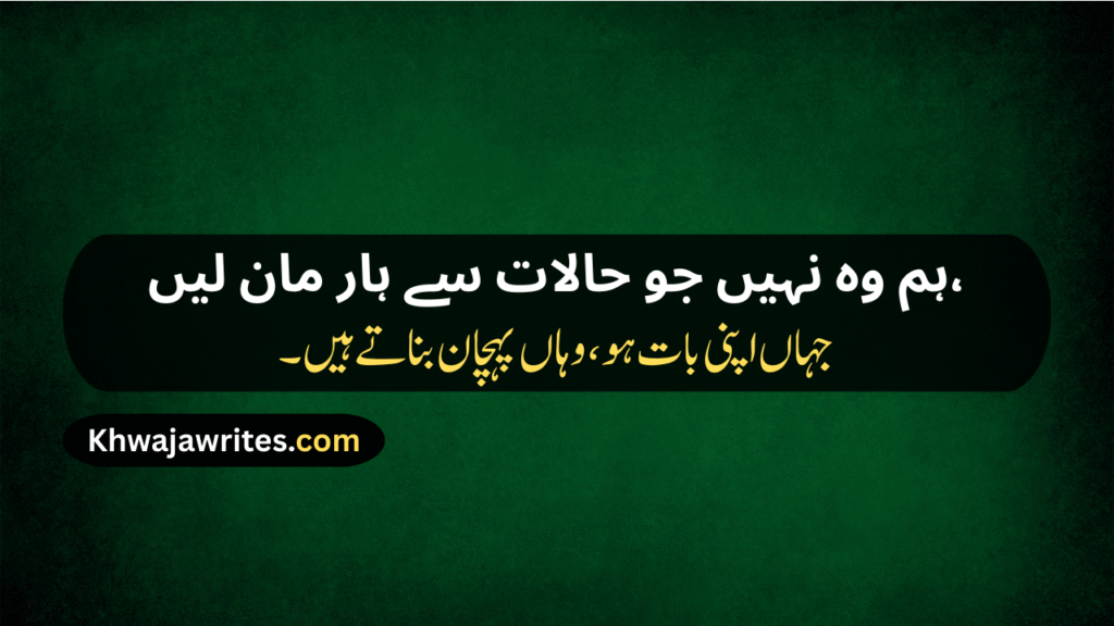 Attitude Poetry In Urdu 2 Lines Text