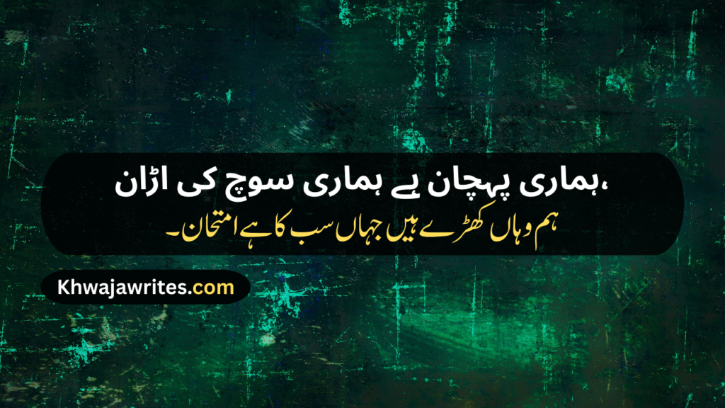Attitude Poetry In Urdu