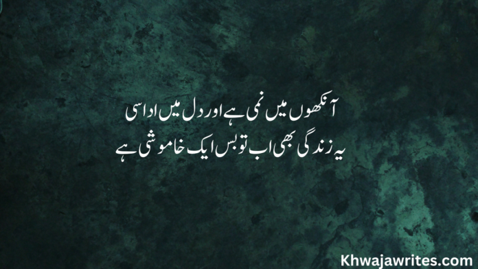 Sad Poetry In Urdu