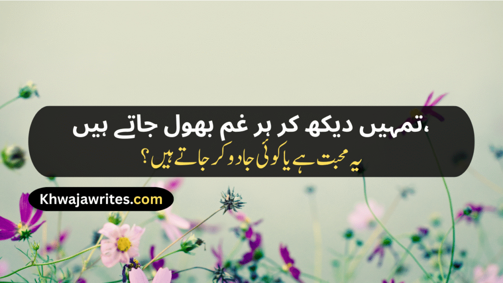 Urdu Poetry 2 Lines Romantic