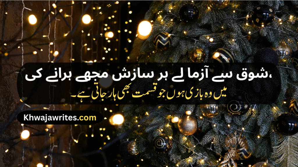 Attitude Poetry For Boy In Urdu Text