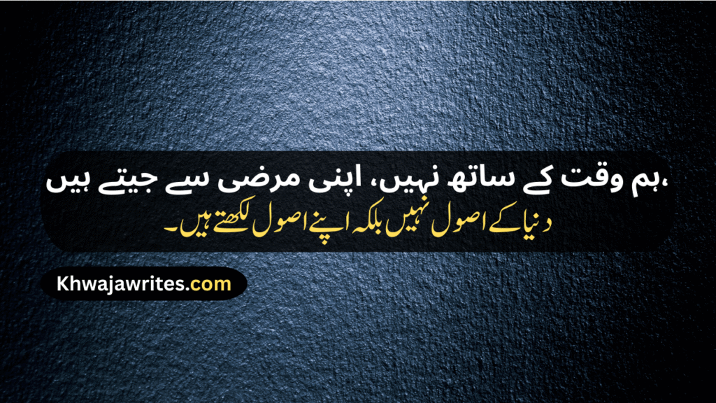 Full Attitude Poetry In Urdu