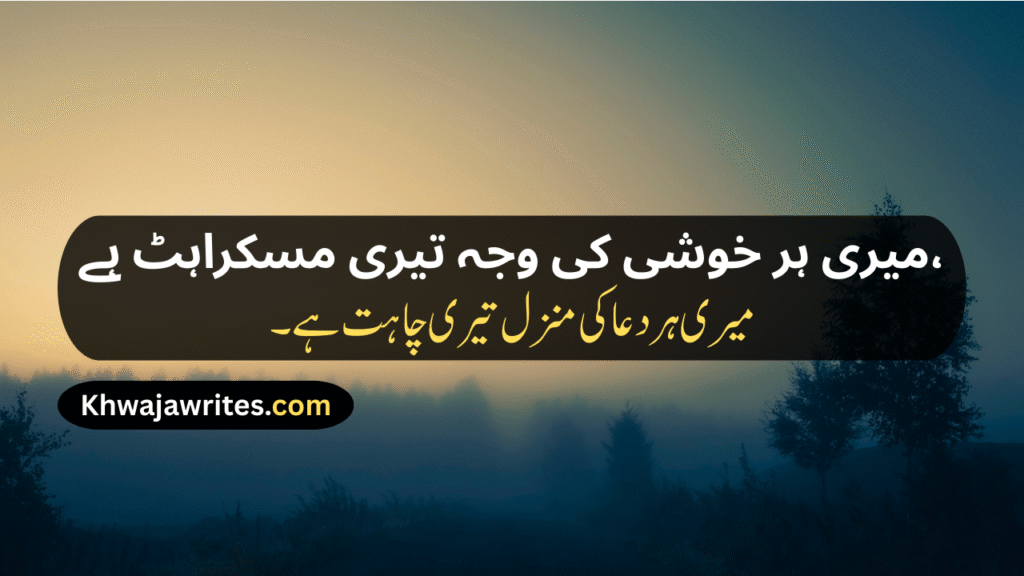 2 Line Urdu Poetry Copy Paste Love