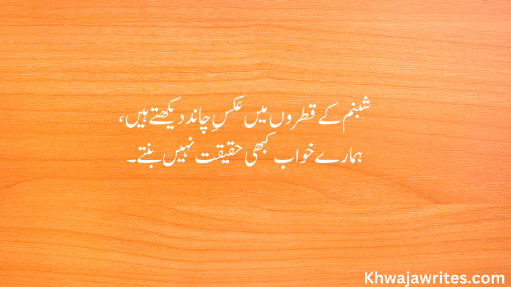 Aesthetic Poetry In Urdu