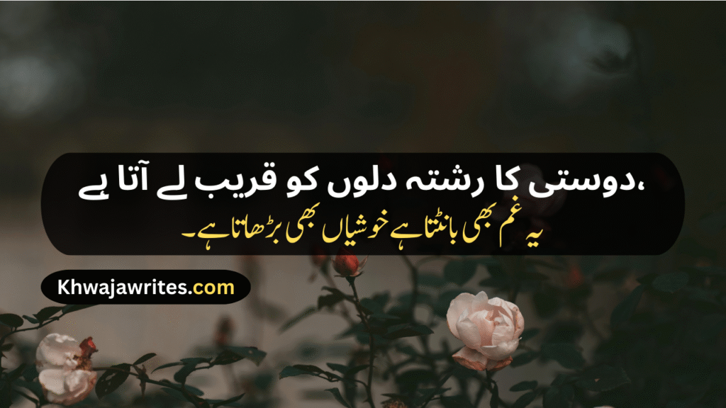Dosti Poetry In Urdu