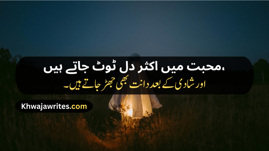 Funny Poetry In Urdu 2 Lines