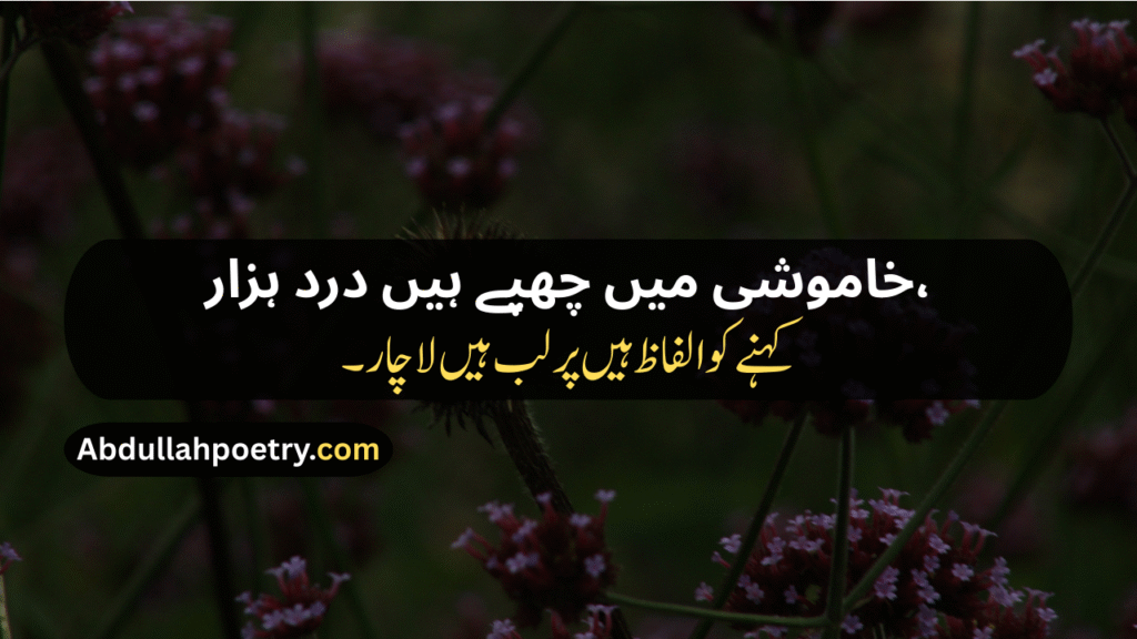 Heart Touching Sad Poetry In Urdu