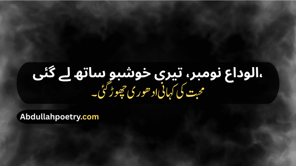 Alvida November Poetry​