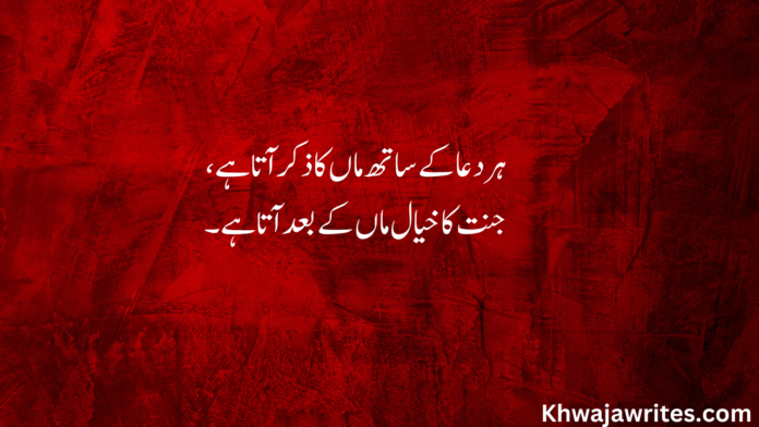 7 Mother Love Poetry In Urdu