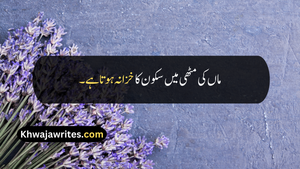 Maa Quotes In Urdu