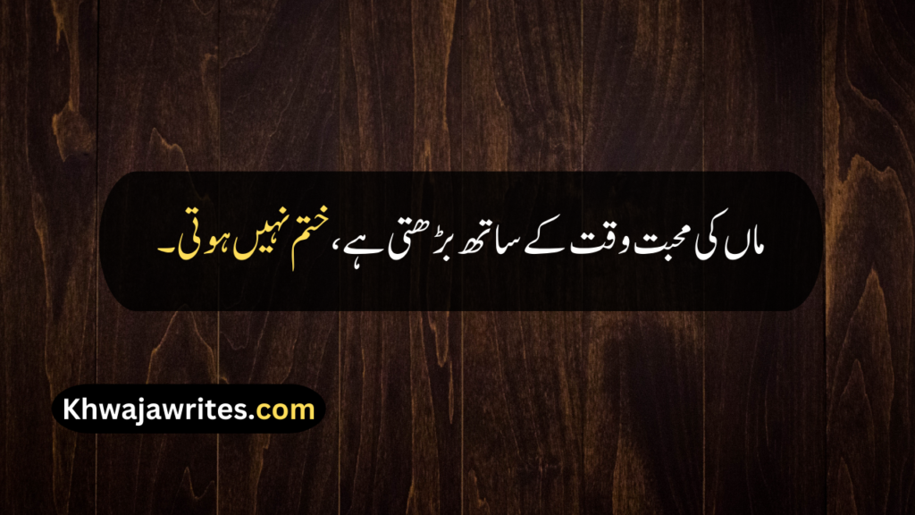 Maa Quotes In Urdu