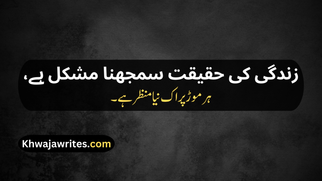 Poetry About Life In Urdu