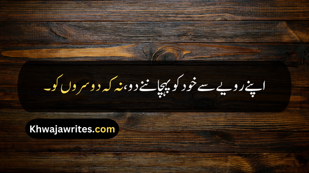 Attitude Quotes In Urdu