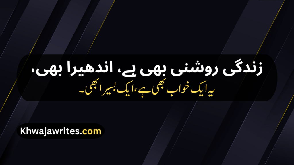 Poetry About Life In Urdu