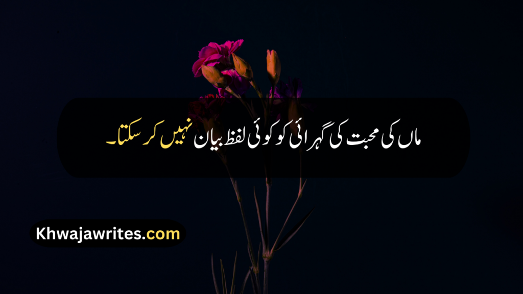 Maa Quotes In Urdu