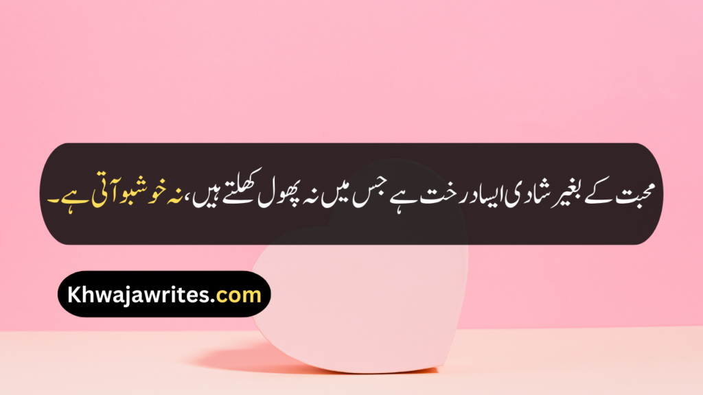 Husband Wife Quotes In Urdu