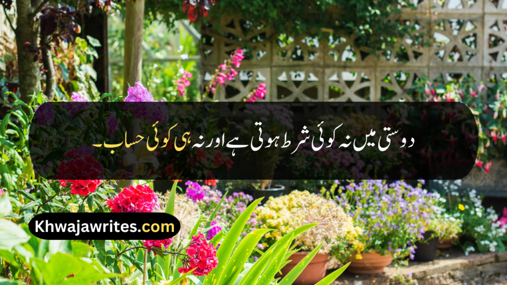 Friendship Quotes In Urdu