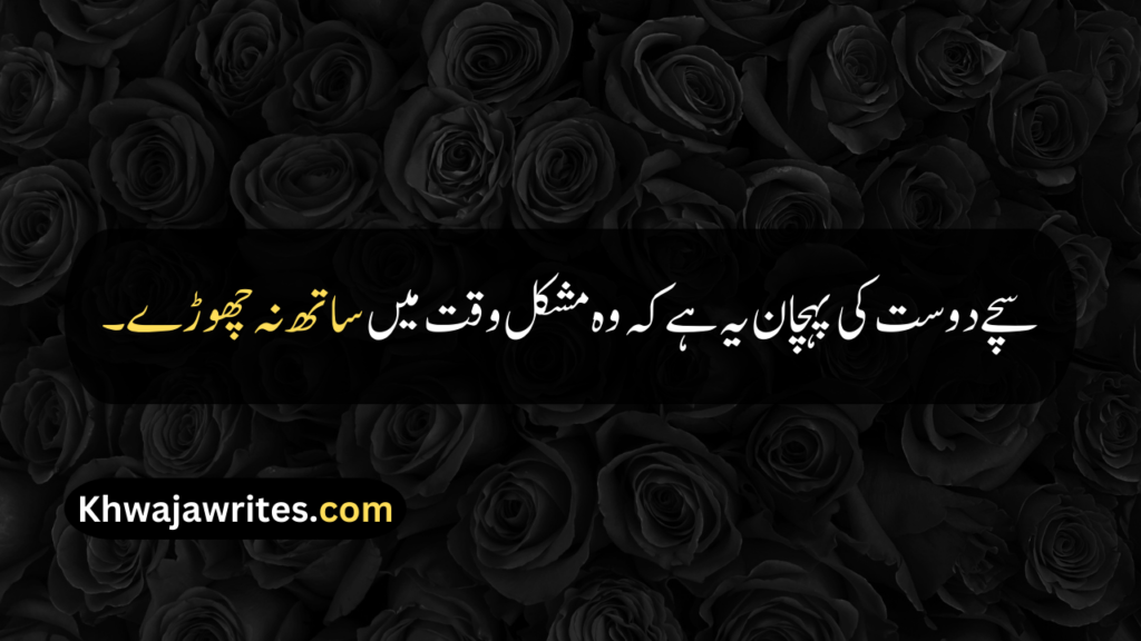 Friendship Quotes In Urdu