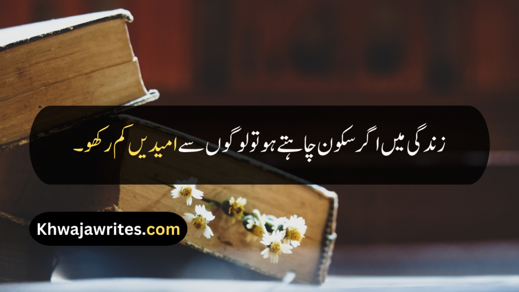 Urdu Quotes On Zindagi