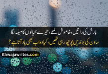 Best 50+Rain Poetry In Urdu Rain Poetry In Urdu
