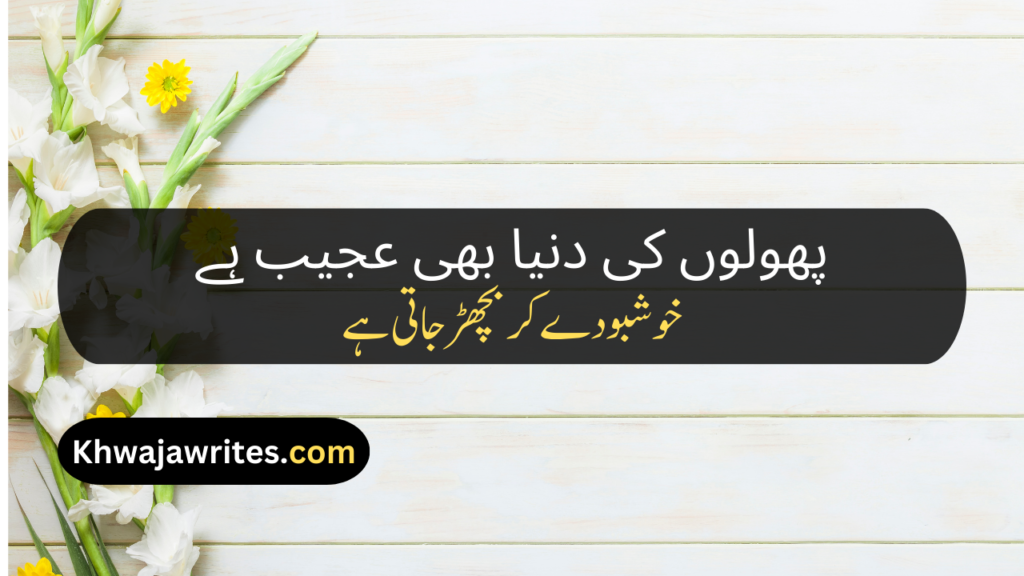 Flower Poetry In Urdu