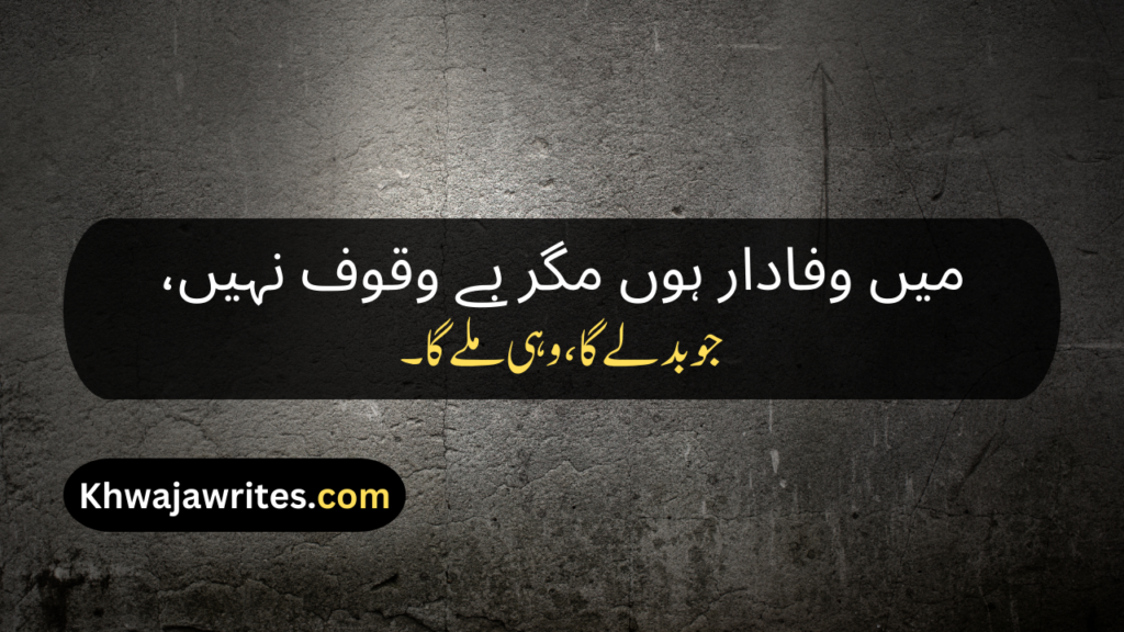 Poetry In Urdu Attitude
