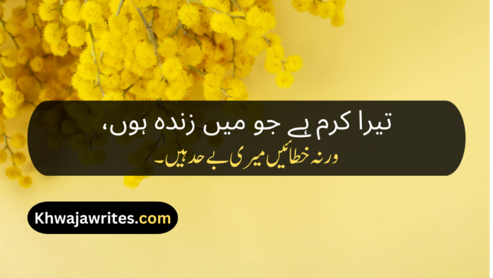 Allah Poetry In Urdu