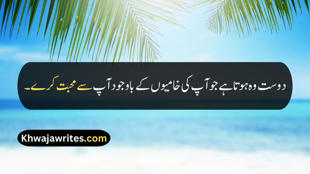 Friendship Quotes In Urdu