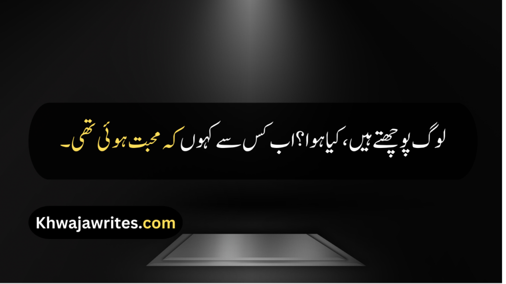 Heart Broken Quotes In Urdu