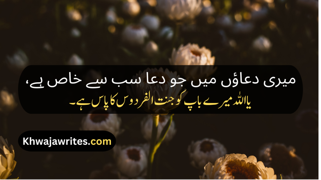 Father Death Poetry In Urdu