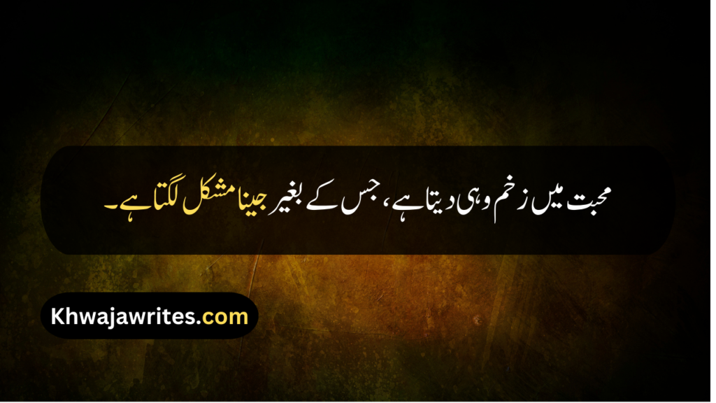 Heart Broken Quotes In Urdu