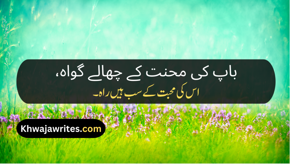 Poetry About Parents In Urdu