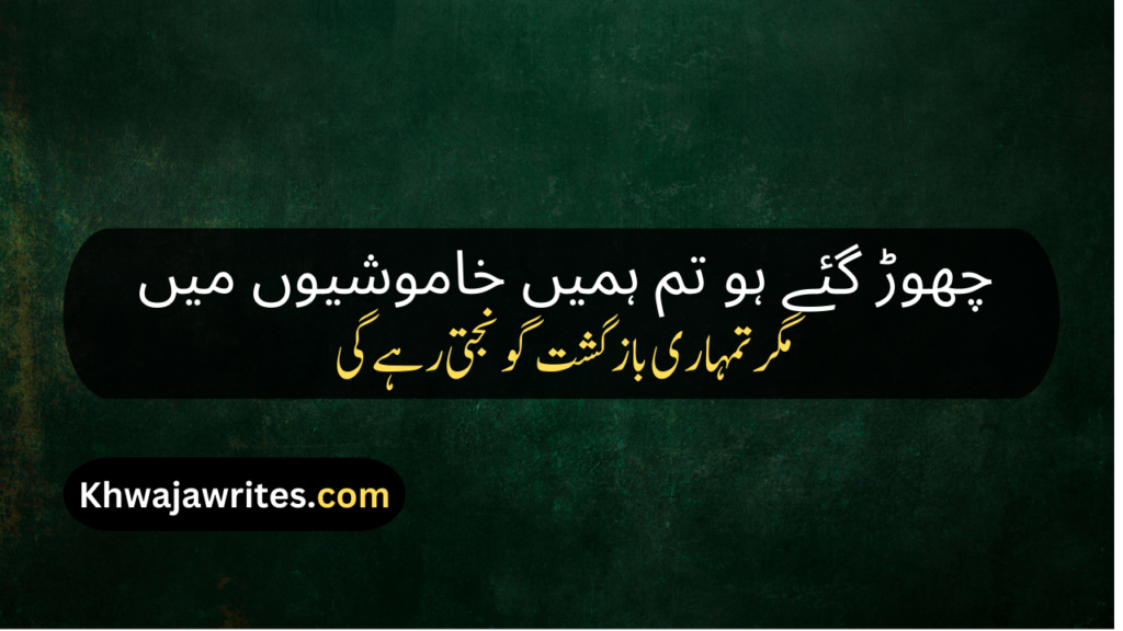 Farewell Poetry In Urdu