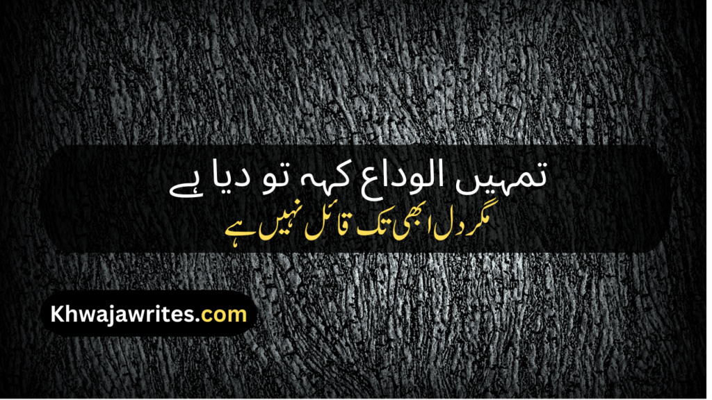 Farewell Poetry In Urdu