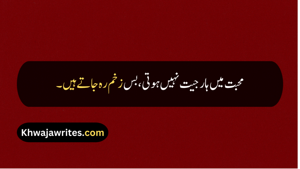 Heart Broken Quotes In Urdu