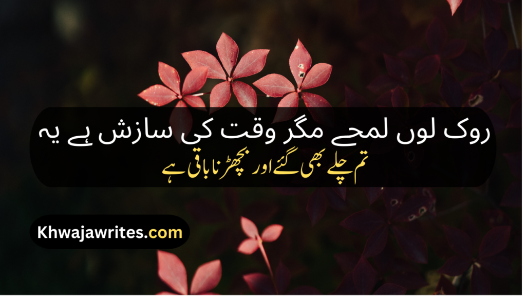 Farewell Poetry In Urdu