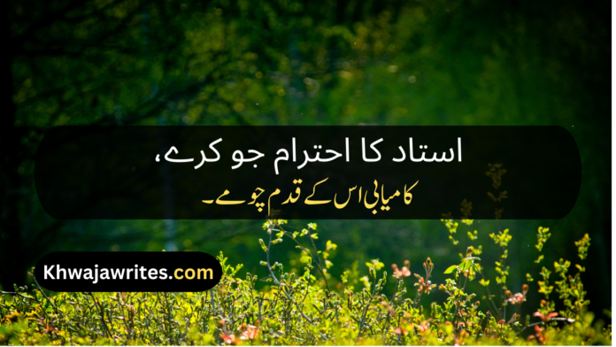 30 Teacher Respect Poetry In Urdu