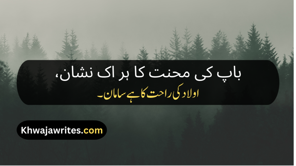 Poetry About Parents In Urdu