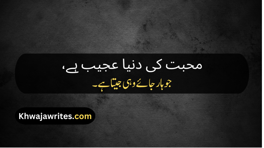 Poetry In Urdu Quotes