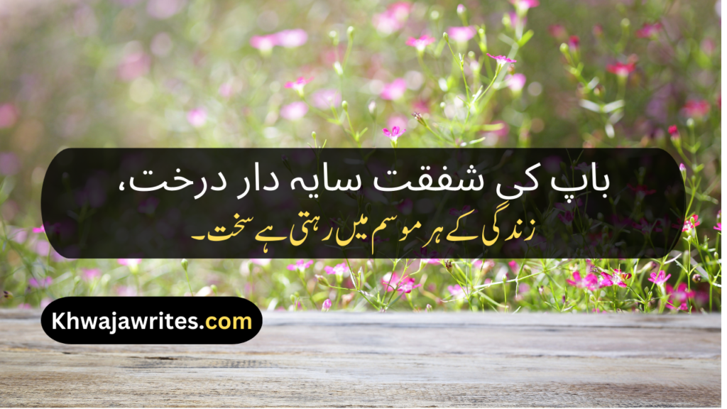 Poetry About Parents In Urdu