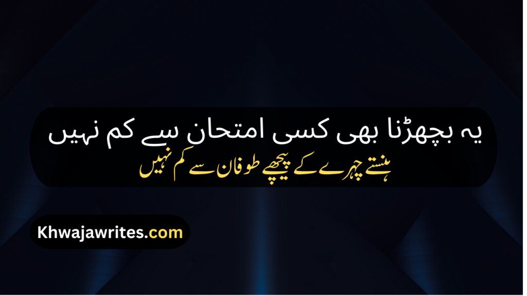 Farewell Poetry In Urdu