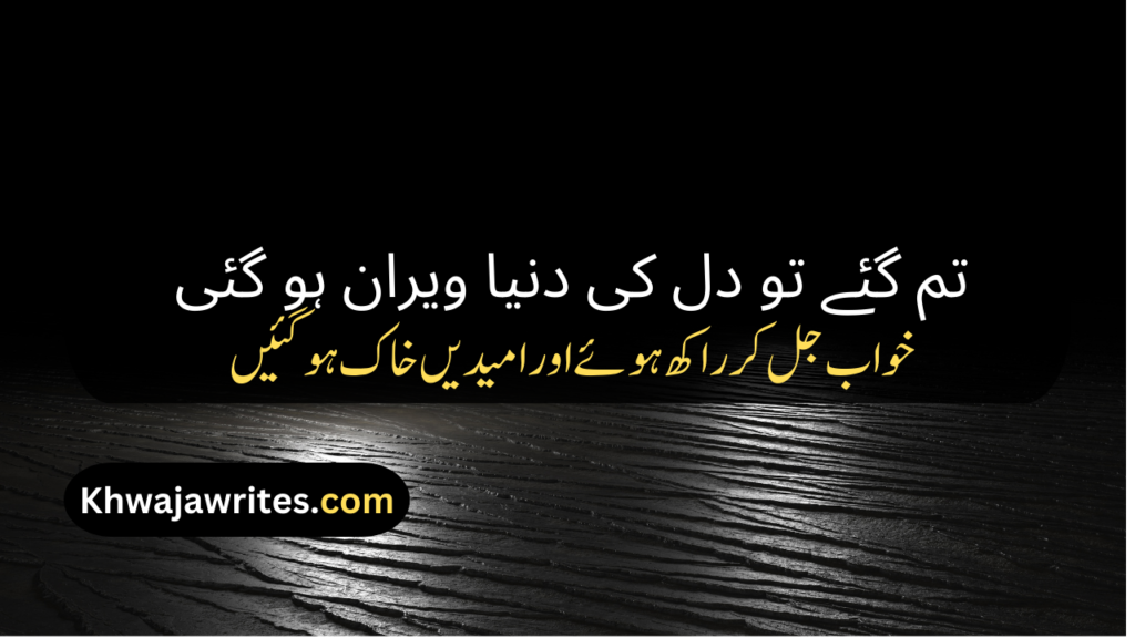 Farewell Poetry In Urdu