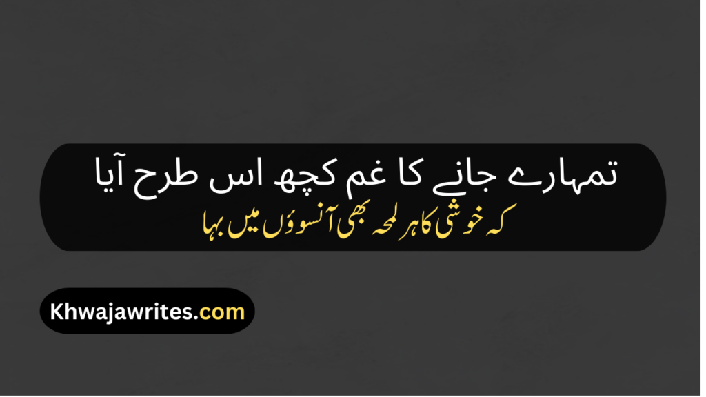 Farewell Poetry In Urdu