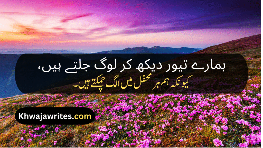 Attitude Shayari In Urdu