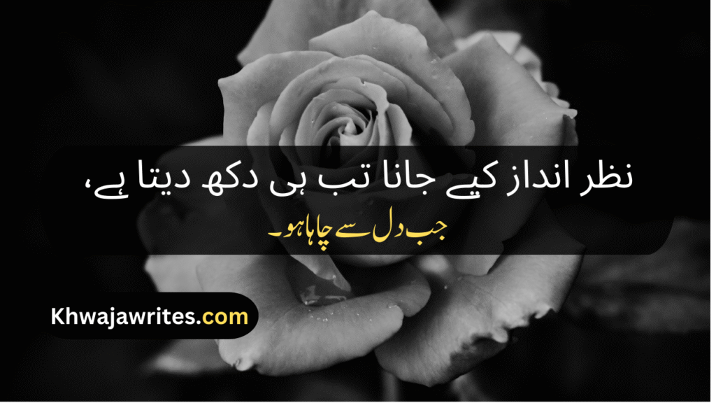 Ignore Poetry In Urdu