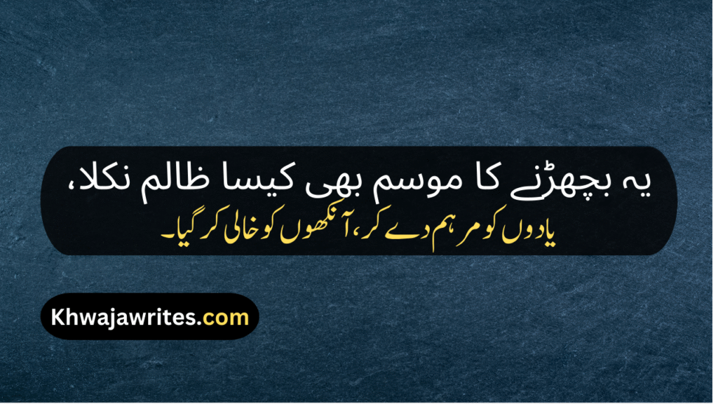 Alwidai Poetry In Urdu