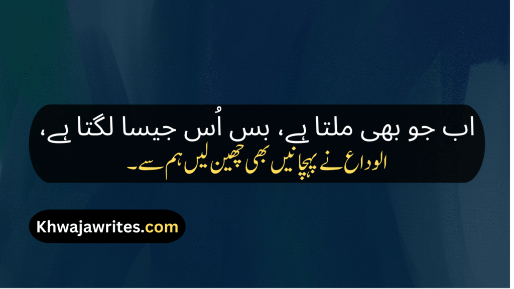 Alwidai Poetry In Urdu