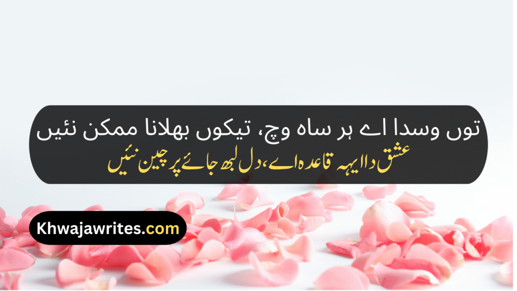 Saraiki Poetry In Urdu