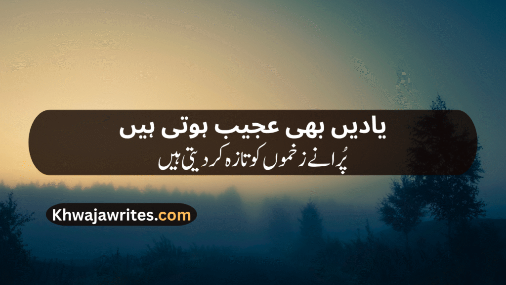 Sad Lines In Urdu